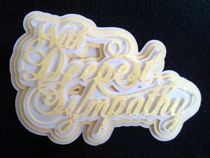 With Deepest Sympathy Topper
