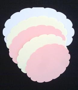 Fancy Oval Card Template and Mats