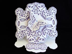 Fancy Easel Card with Butterfly