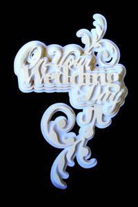 Wedding Day A5 Topper