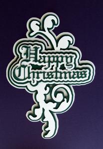 Happy Christmas A5 Topper