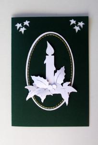Candle decoupage Card