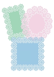 Trio of Lacy Mats