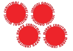 Christmas Sentiment Roundels