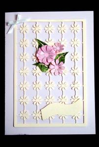 Floral Grid Card and Flowers