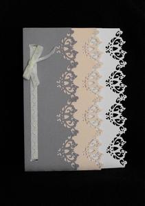 Three Layer Lacy Edge Card 3 Cameo Ready File