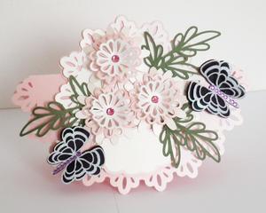 Floral Rocker Card