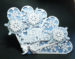 Snowflake Fan Card