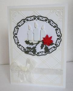 Candles on Fancy Frame Topper
