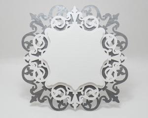 Square Fancy Frame Card or Picture Frame