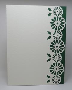 Floral over the edge card