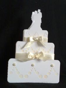 Wedding Cake Shaped Card File