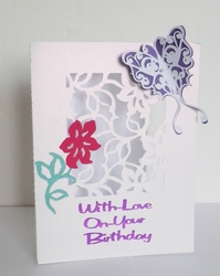 Lacy Flower Card