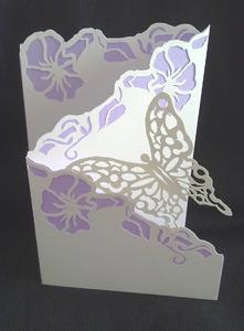 Morning Glory Z Fold Card