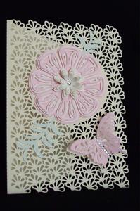 Lacy Card With Butterfly