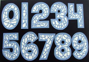 Squiggly Numbers 0 To 9