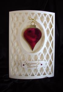 Christmas Bauble Dome Card