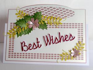 Lattice And Leaves Card 1 