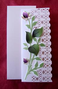 Lattice Edge Tall Card And Box Cameo Ready