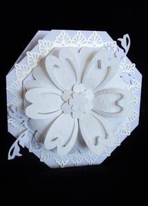 Octagonal Floral Card