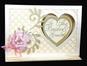 Wedding Day Peephole Swinging Card 