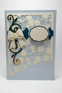 Bubbles Background Fancy Topper