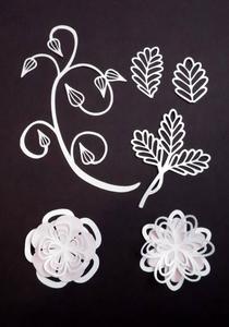 Floral And Leaf Embellishments 