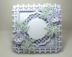Fancy Frame And Floral Topper