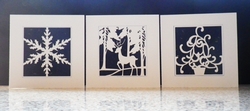 Christmas card trio, set 2.