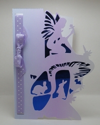 Fairy over the edge card
