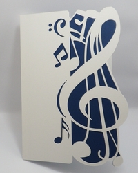 Music over the edge card