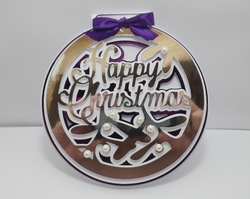 Happy Christmas bauble card
