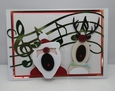 Singing Santa and Rudolf topper