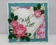 Hearts and flowers topper