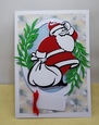 Santa in oval topper