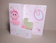 New baby double z fold card with pop-ups