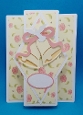 Backfold card with diamond and bells