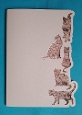 Cats over the edge card