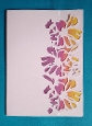 Floral over the edge card
