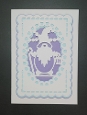 Christmas gnome in oval topper