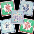 Christmas topper set 2
