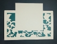 Square over the fold ivy leaf card