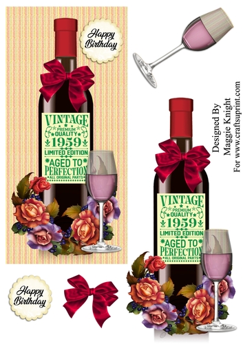 Vintage 1959 Red Wine