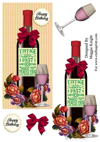 Vintage 1957 Red Wine