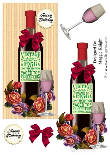 Vintage 1956 Red Wine