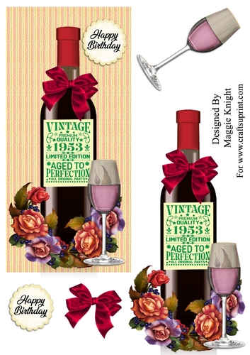 Vintage 1953 Red Wine