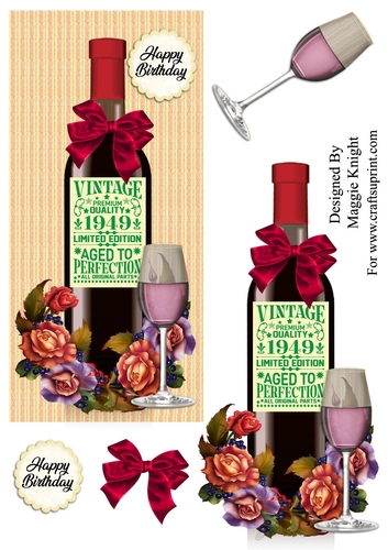 Vintage 1949 Red Wine