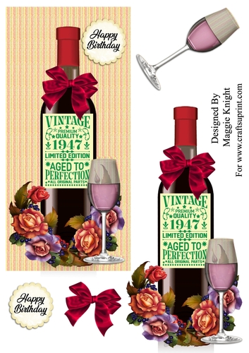 Vintage 1947 Red Wine
