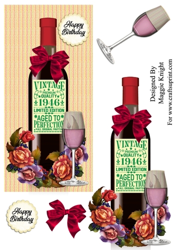 Vintage 1946 Red Wine