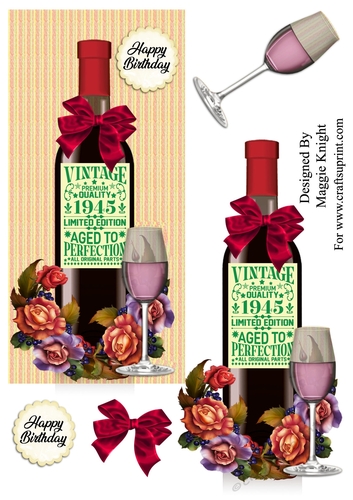 Vintage 1945 Red Wine